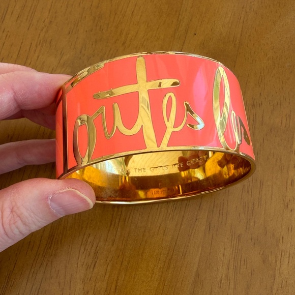 Kate Spade ♠️ Bangle “Toutes Les filles sont folles” - Picture 5 of 6